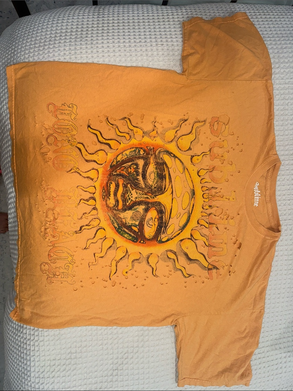 Sublime Orange Short Sleeve Graphic Tee